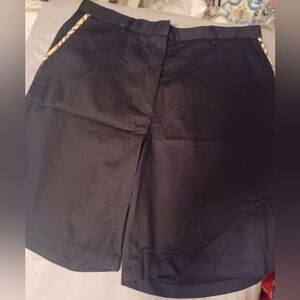 Burberry Black Women's Shorts with Tan Accents not sure If These Are Authentic